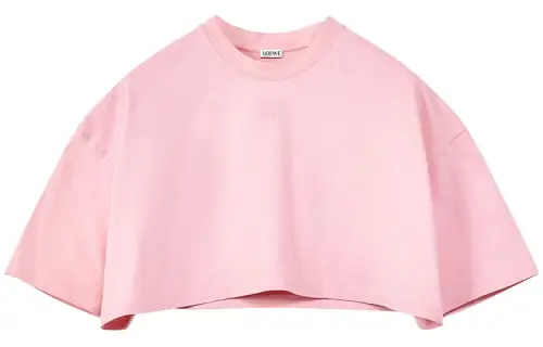 LOEWE SS22 Crop Top Women's Pink