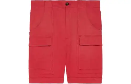 GUCCI X THE NORTH FACE Casual Shorts Men's Red Moderate
