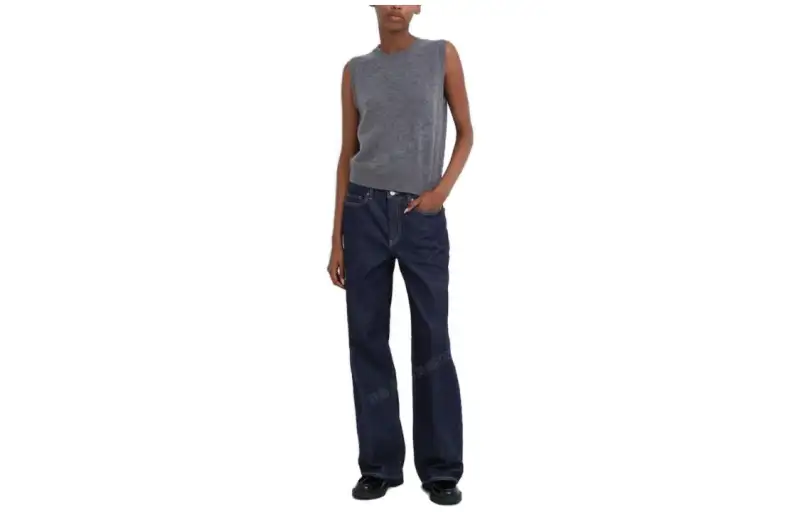 UNIQLO X Clare Waight Keller Tank Tops Women's Lead Gray Crew Neck Moderate Other