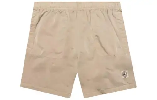 STONE ISLAND Logo-patch Deck Shorts
