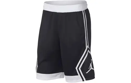 Jordan Basketball Shorts Men's Black Moderate Straight Fit Pants