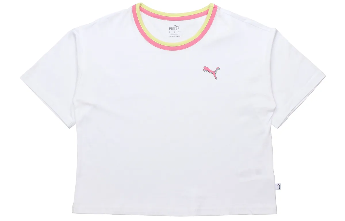PUMA T-Shirts Women's Crew Neck Moderate Straight Fit
