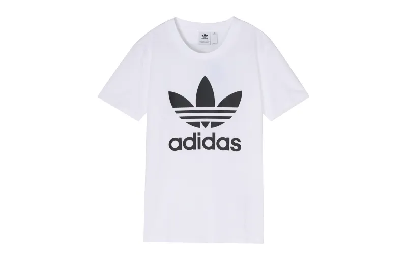 Adidas Originals Set in Sleeve T Shirt Women's White