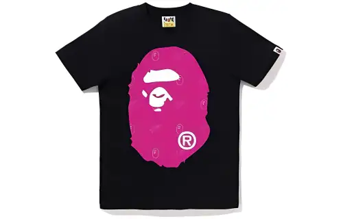 A BATHING APE T Shirts Women's Crew Neck Moderate Straight Fit