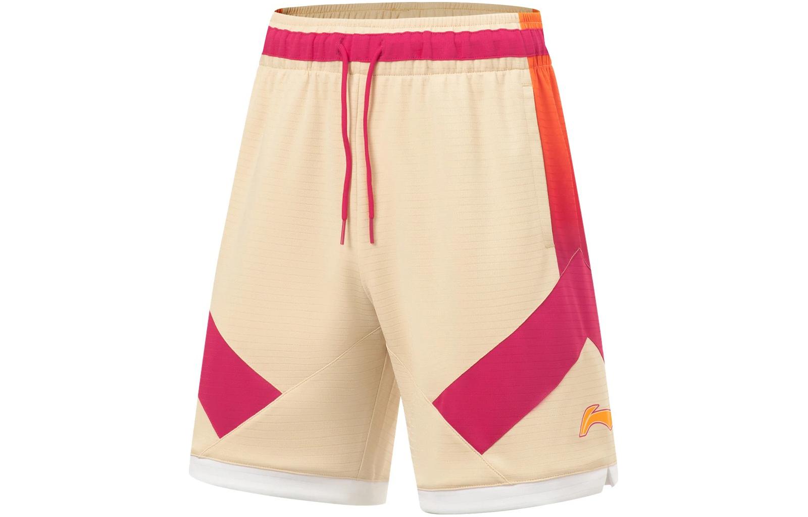 Li Ning CBA Shorts Men’s Milk Tea Yellow
