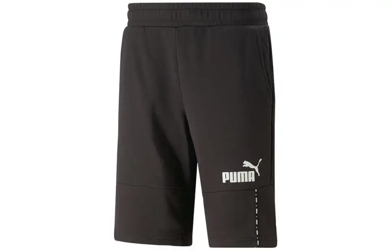 PUMA Casual Shorts Men's Black Moderate