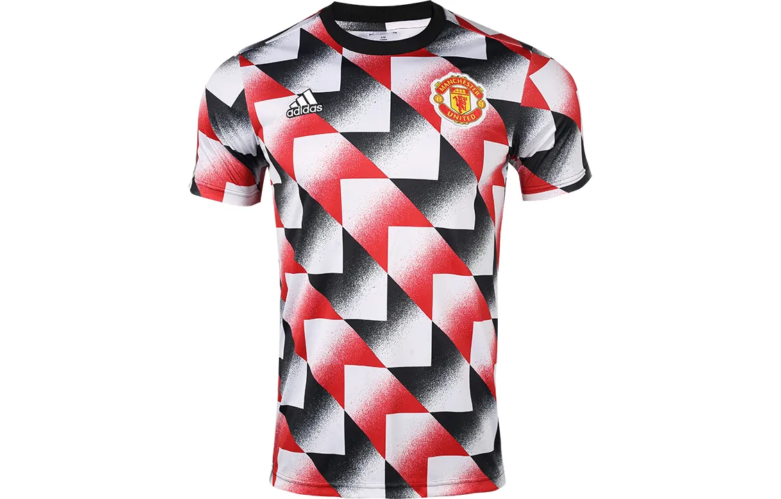 Adidas Manchester United Soccer Jerseys Men's White Red Black Moderate