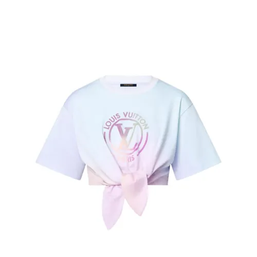 LOUIS VUITTON Gradient Lv Circle Self Tie T Shirt