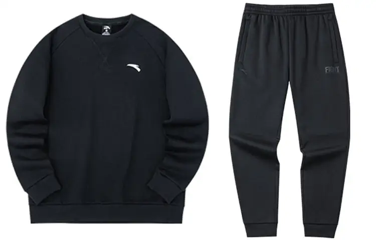 ANTA Sweatshirt Sets Men's Crew Neck Moderate