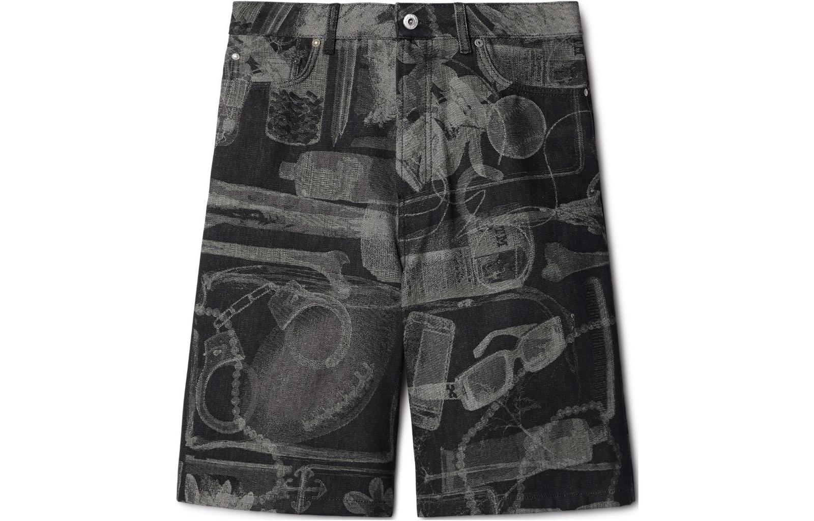 OFF WHITE Xray Jacquard print Shorts