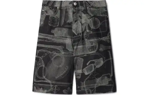 OFF WHITE Xray Jacquard print Shorts