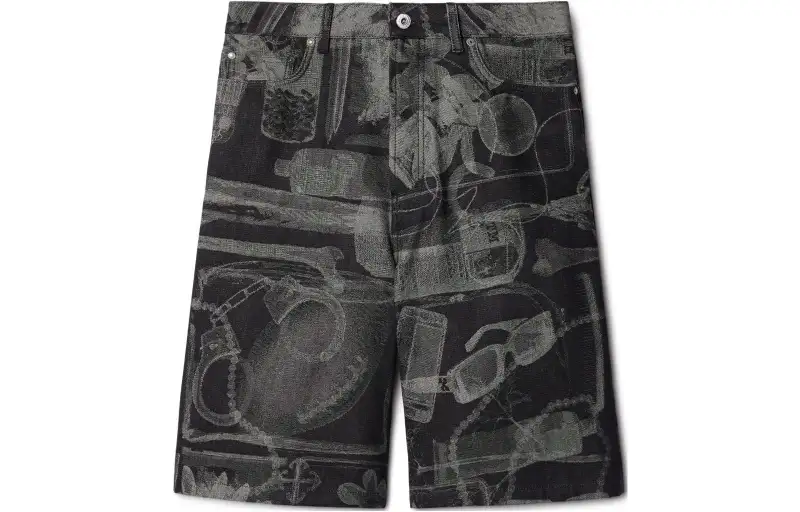 OFF WHITE Xray Jacquard print Shorts