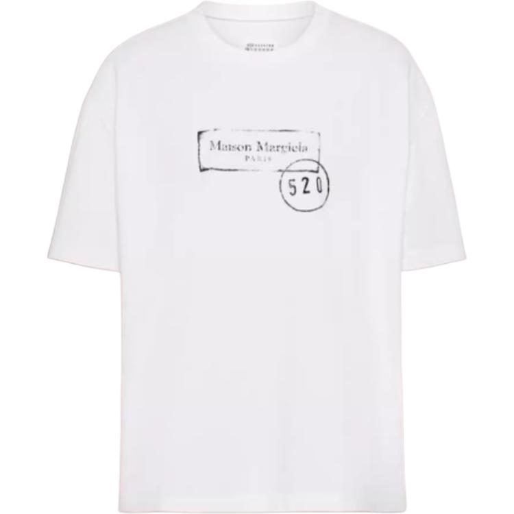 Футболка Maison Margiela SS25 520 Logo (белая)
