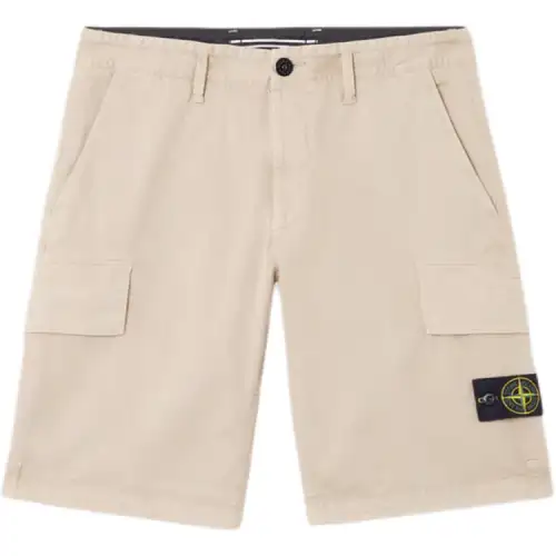 STONE ISLAND Compass Patch Cargo Shorts