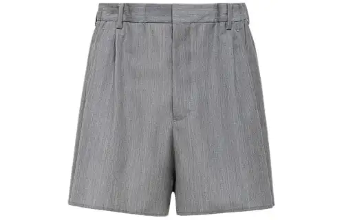 PRADA SS24 Casual Shorts Men's Gray