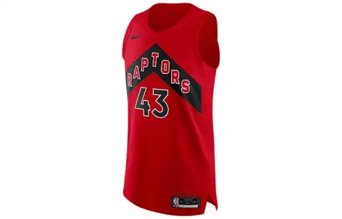 Nike AU Fan Edition Toronto Raptors Siakam No. 43 Letter Printed Round Neck Basketball Vest Men's Red