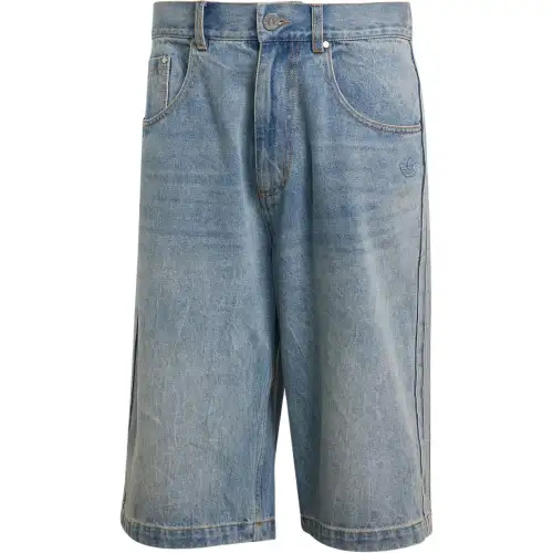 Adidas Originals wide-leg denim shorts