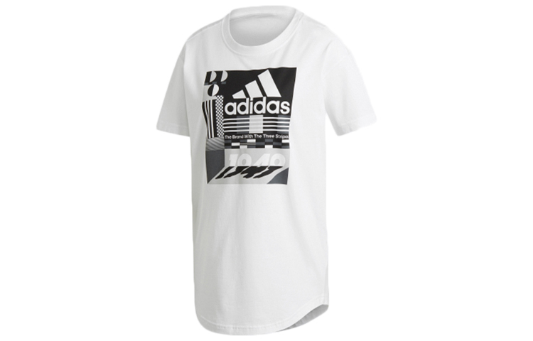 Женская футболка adidas (белая)