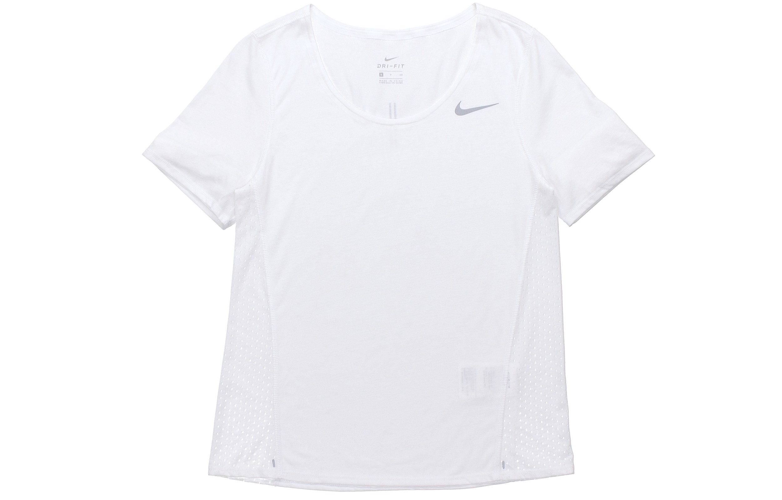 Женская футболка Nike City Sleek Dri-FIT (белая) — фото 1