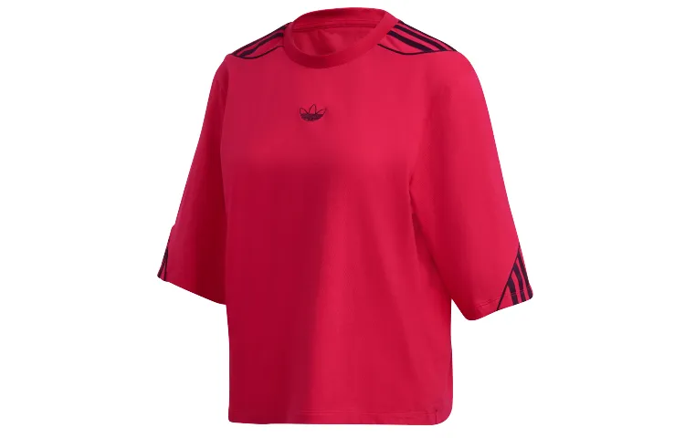 Adidas Originals T-Shirts Women's Crew Neck Moderate Straight Fit