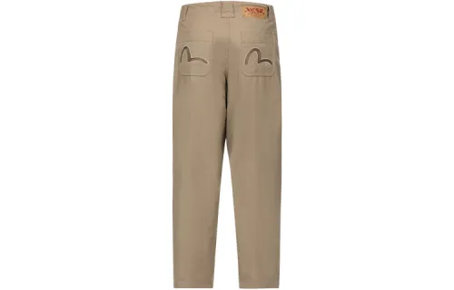EVISU Casual Pants Men's Moderate Straight Fit Pants
