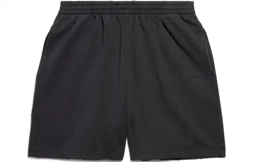 Balenciaga Casual Shorts Men's Black Moderate