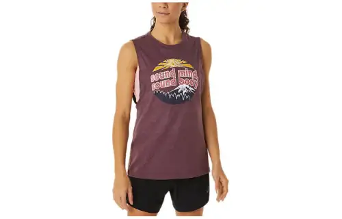Asics Tank Top Women's Dark Red