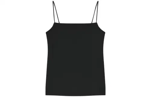 UNIQLO Tank Tops Women's Black Moderate Straight Fit