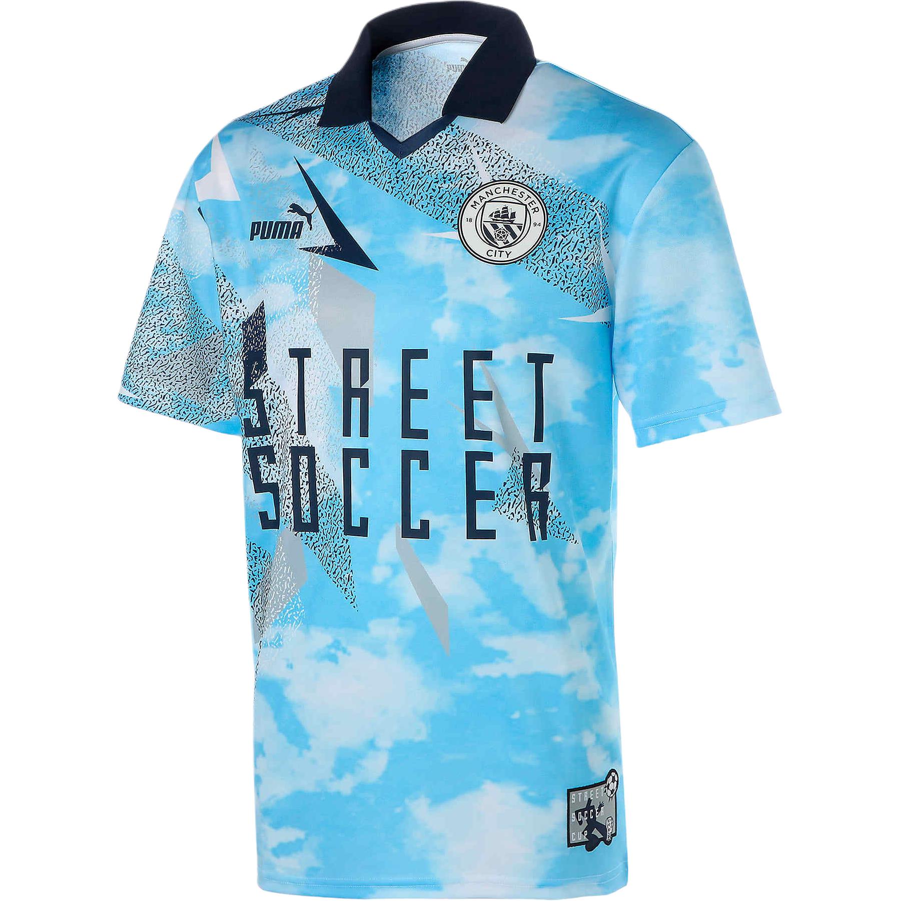 PUMA Manchester City Football Club Soccer Jersey Unisex Blue