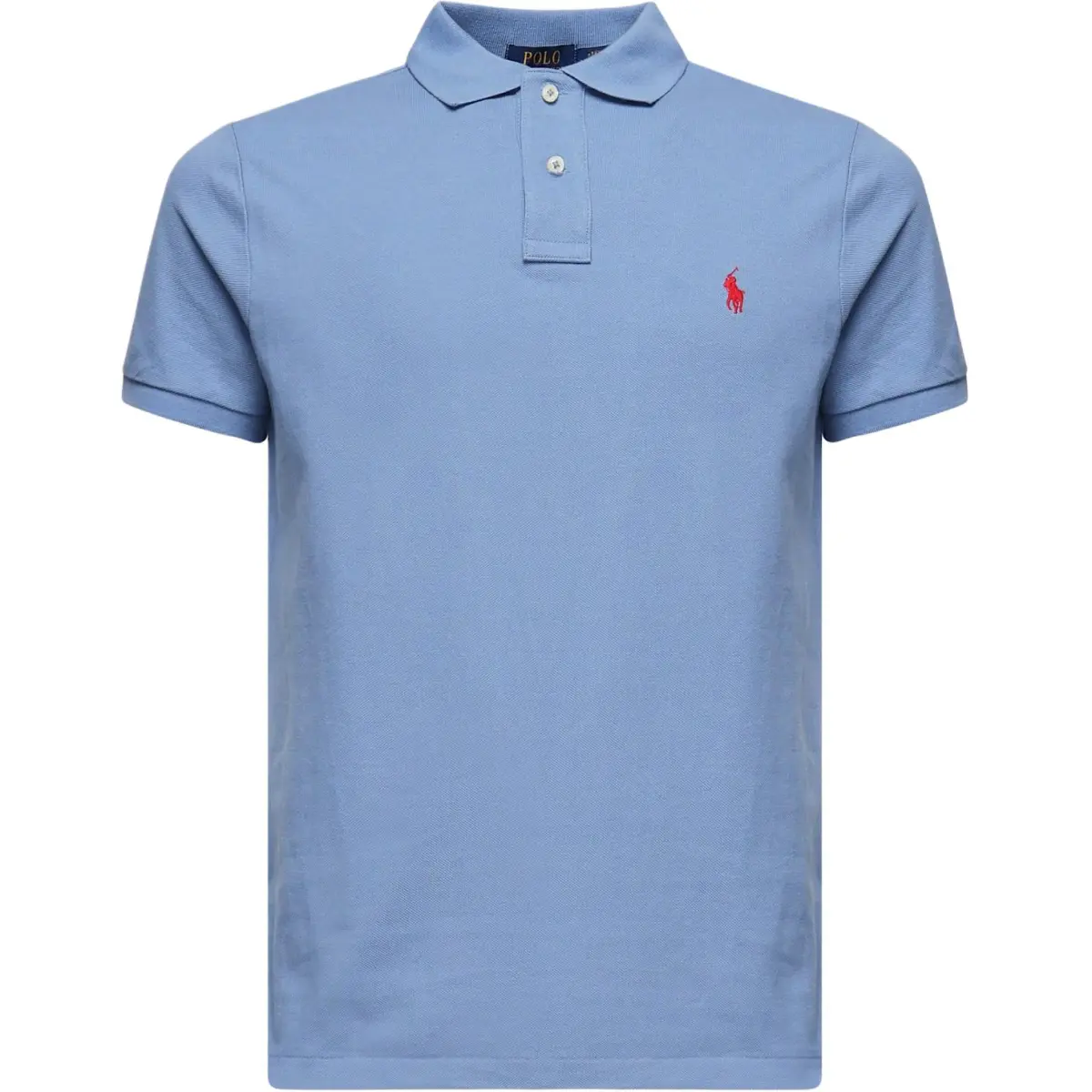Polo Ralph Lauren Logo Embroidered Straight Hem Polo Shirt