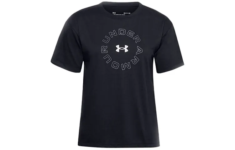 Under Armour Wordmark T Shirt Women's Black