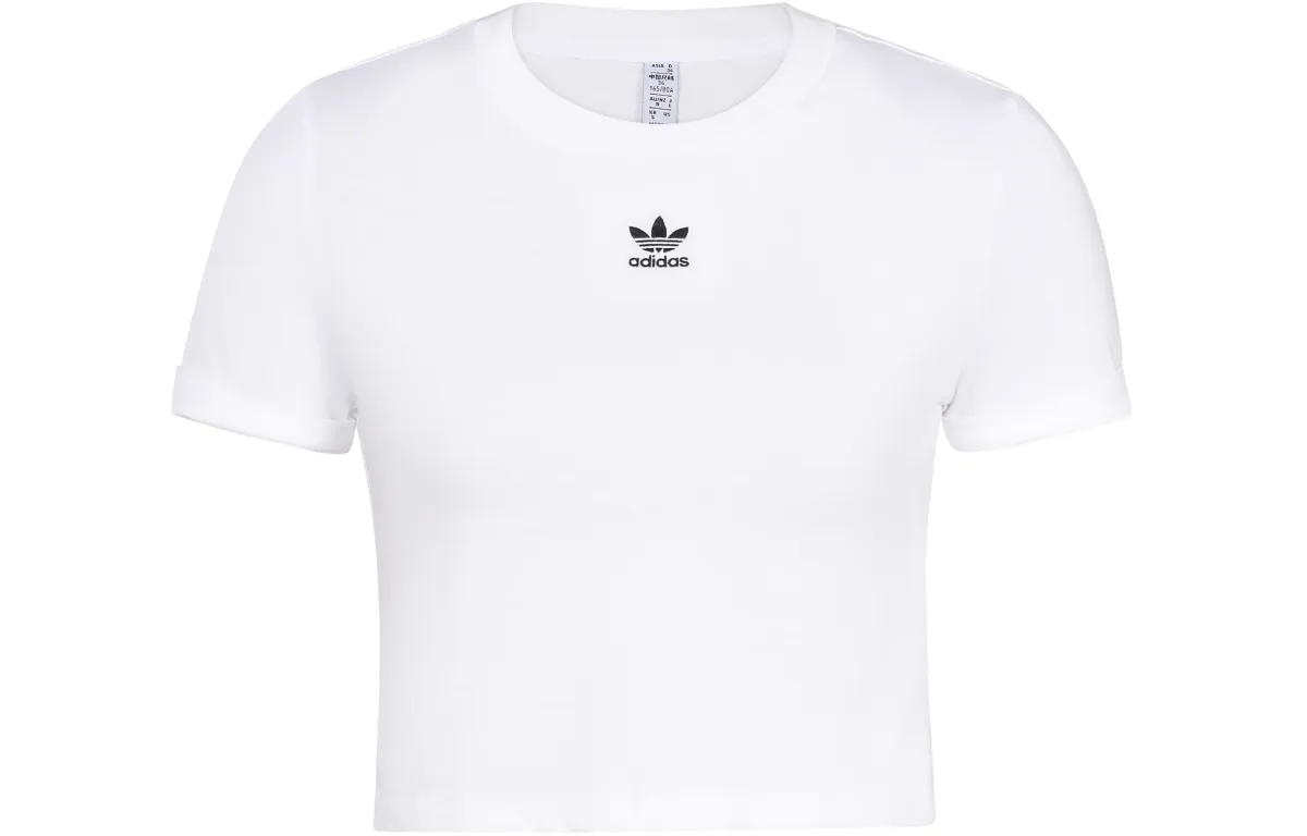 Adidas Originals The Baddie Edit Crop Top Women's White