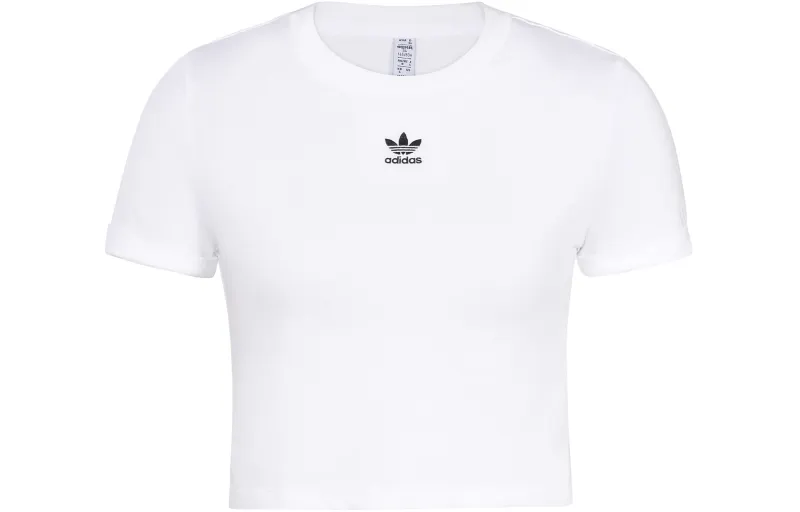 Adidas Originals Hot Girl Collection Crop Top Women's White