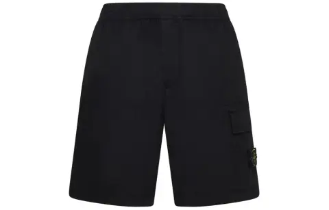 STONE ISLAND Casual Shorts Men's Black