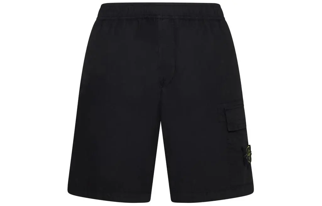 STONE ISLAND Casual Shorts Men's Black
