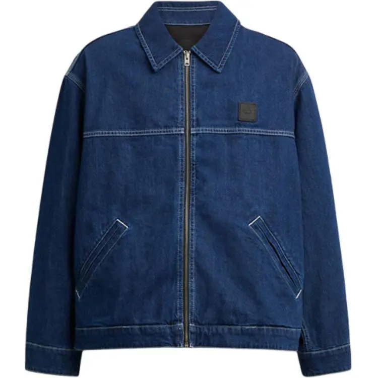 COACH SS25 Denim Jacket Men's Blue