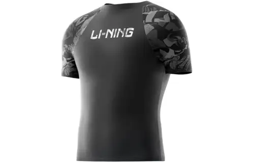 Li Ning Men's Swimwear Men's Camouflage Black