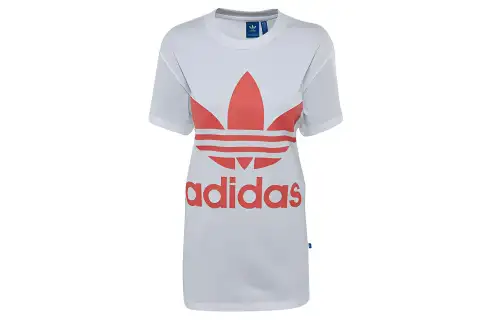 Adidas Originals Basic Drop Shoulder Sleeve T Shirt Women's White