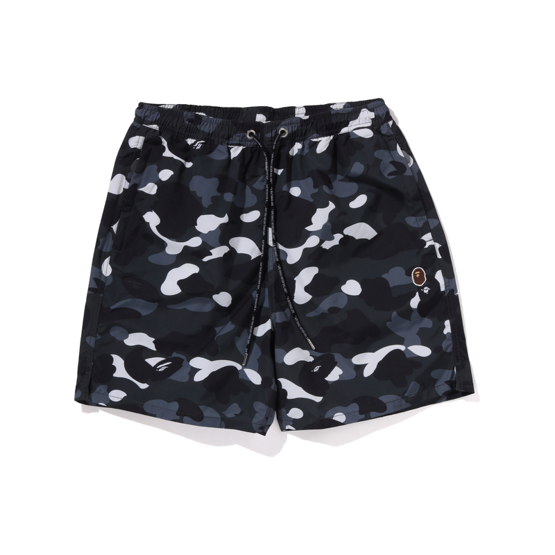 Bape City Camo Ape Head One Point Beach Shorts