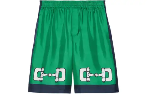 GUCCI Casual Shorts Men's Green