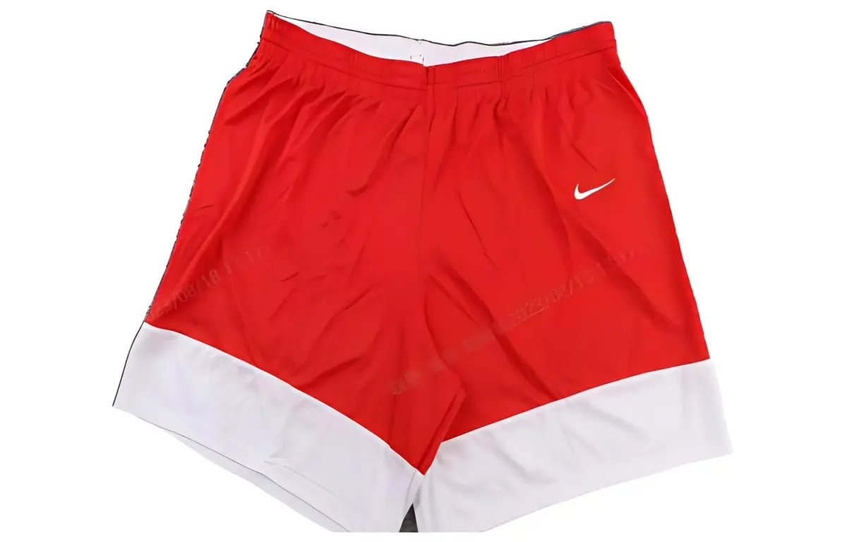 Nike Casual Shorts Men's Red Moderate Straight Fit Pants