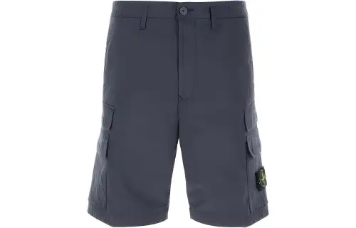 STONE ISLAND Casual Shorts Men's Blue Moderate