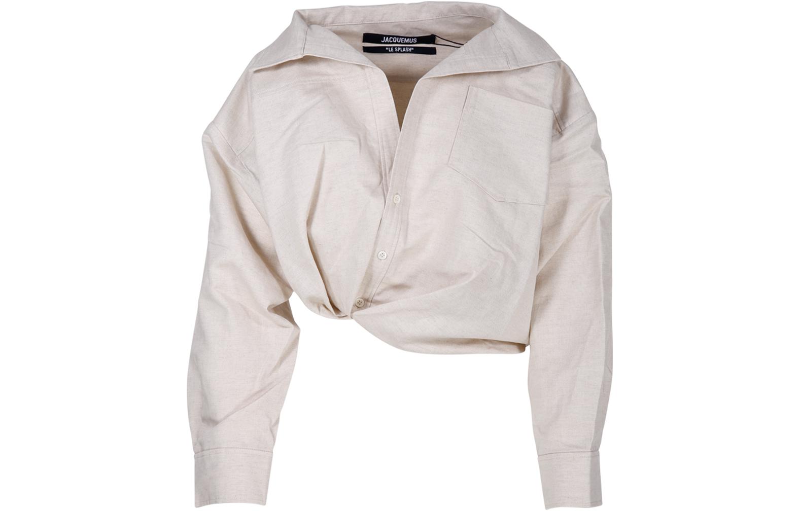 Jacquemus La Veste Camargue Scrunched Jacket 'Light Beige'