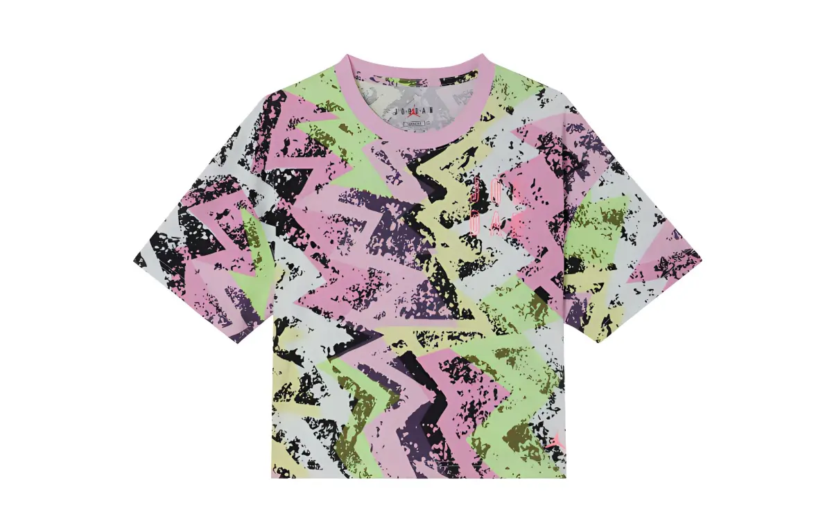 Jordan Heatwave Boxy T-Shirts Women's Light Arctica Pink Crew Neck Moderate