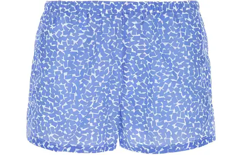 Prada geometric-print swimming shorts