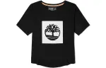 Timberland T Shirts Women's Black Crew Neck Moderate