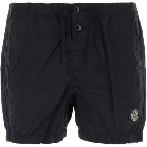 STONE ISLAND Logo Patch Swim Shorts