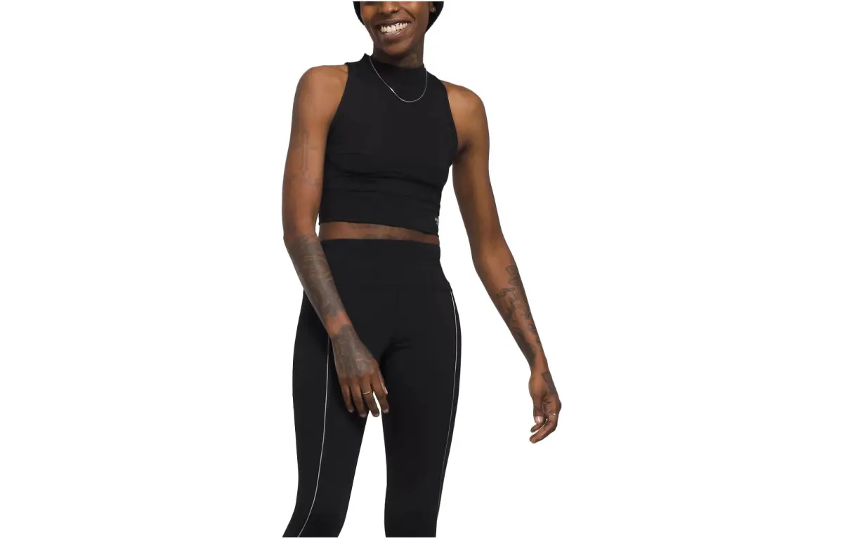 THE NORTH FACE Tank Tops Women's Black Crew Neck Moderate Other