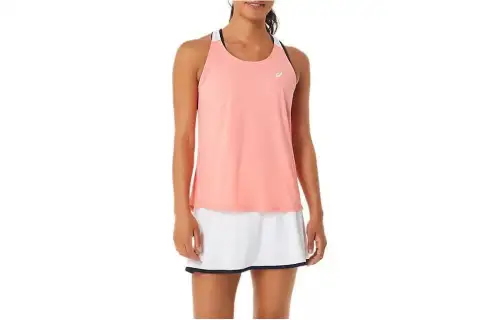 Asics Court Tank Top Women's Guava/Bright White