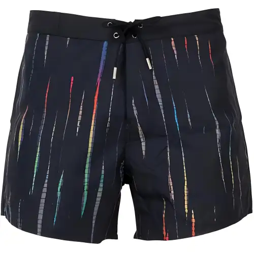 SAINT LAURENT Striped Swimming Shorts